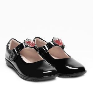 Black patent Strawberry -