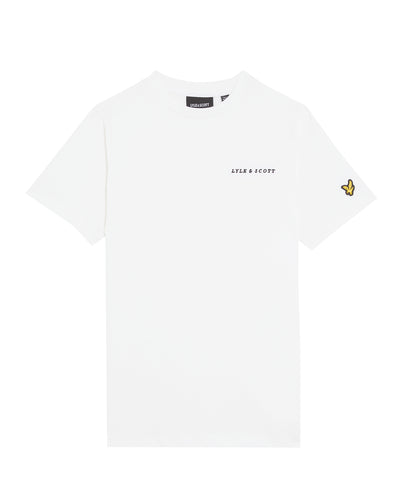 AW L&S logo tshirt - white