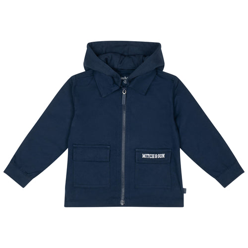 BILLY twill shacket - navy