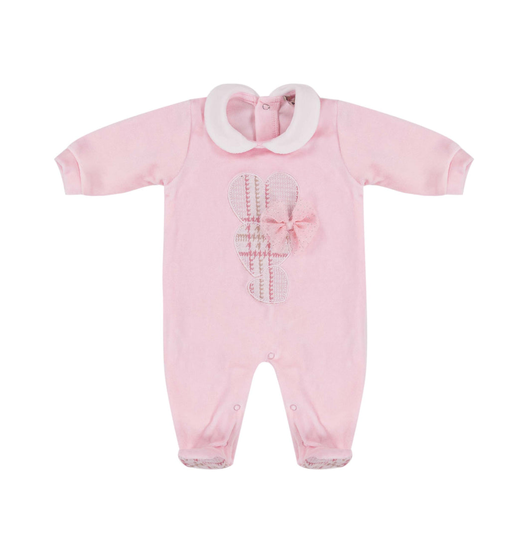 EMC baby girl pink velour - in giftbox