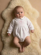 Load image into Gallery viewer, PEX hallie velour bow Romper