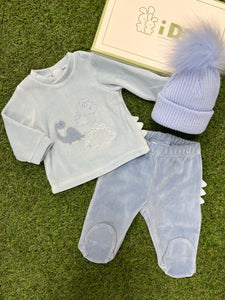 AW ido baby 2piece velour Set