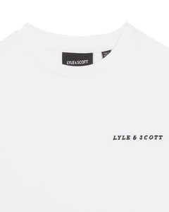 AW L&S logo tshirt - white