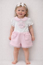 Load image into Gallery viewer, Girls ‘Love’ bling short Set