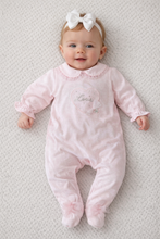 Load image into Gallery viewer, Baby Girls ‘Love’ bling babygrow - in giftbox