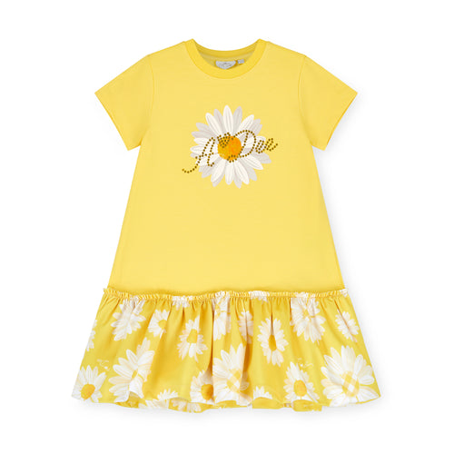 DOVE daisy print jersey Dress