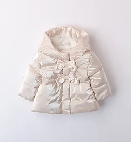 AW iDo baby girl pearl bow Jacket