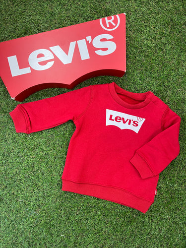 AW baby Levis classic Sweater - red