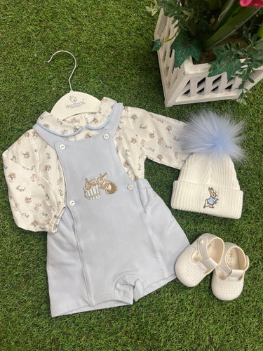 Deolinda soft dungaree set