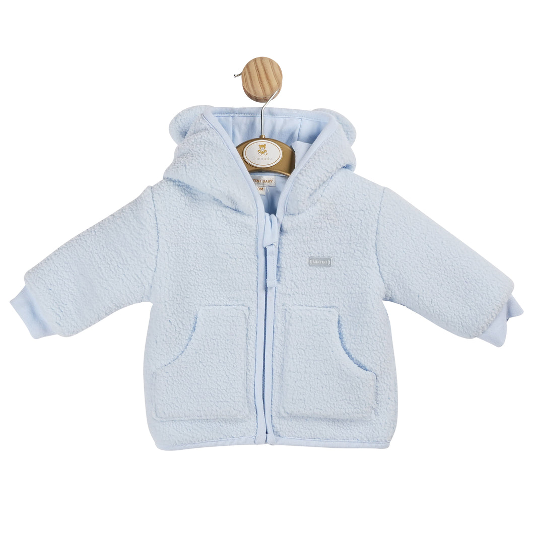 Mb6029 soft blue hooded Jacket