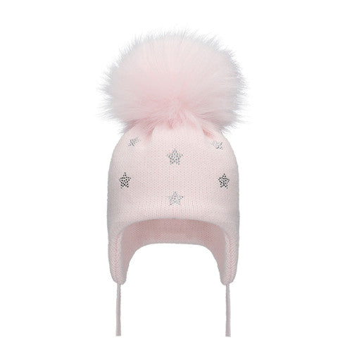 Baby pink star bling Hat