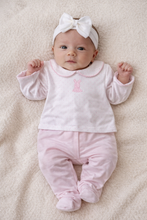 Load image into Gallery viewer, Baby girls pink polka print 2piece - in giftbox