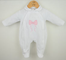 Load image into Gallery viewer, PEX hallie velour suit - white