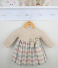 Load image into Gallery viewer, PEX liza tartan knit bow Dress