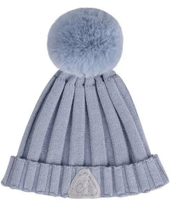 PAOLA iced blue sparkle hat