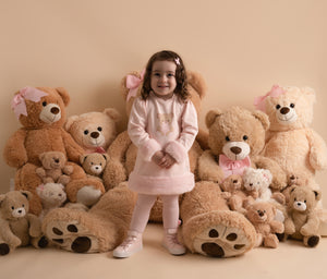 GOLDIE pink teddy fur Dress