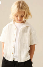 Load image into Gallery viewer, BRADLEY boys crochet embroidered shirt