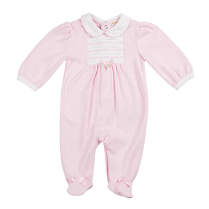 MB6333 pink smock babygrow