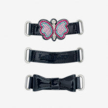 Load image into Gallery viewer, Navy patent Butterfly -