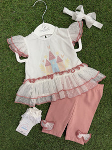 Girls princess tulle Legging Set