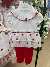 Load image into Gallery viewer, Deo strawberry frill legging Set