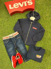 Load image into Gallery viewer, AW baby Levis Hoody - navy