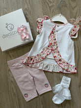 Load image into Gallery viewer, Girls strawberry print Legging Set