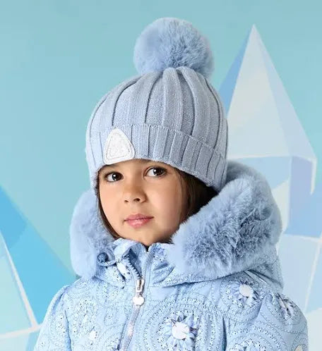 PAOLA iced blue sparkle hat