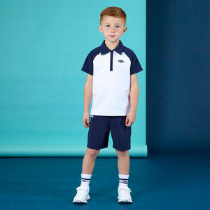 HARVEY/HAMISH half zip polo & short set