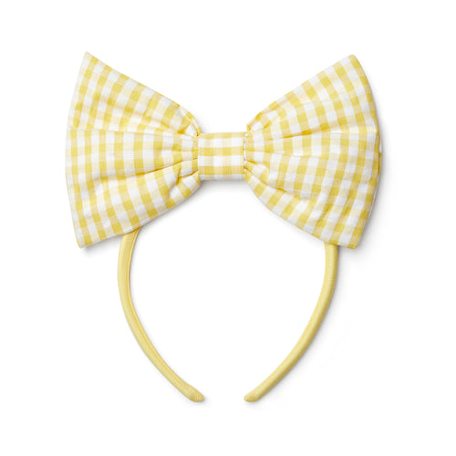 DUCLIE check bow headband