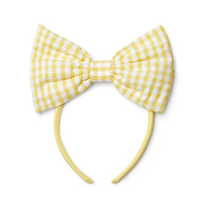 DUCLIE check bow headband