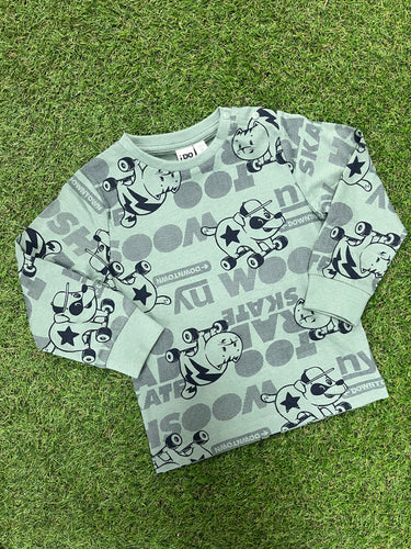 AW iDo boys print L/S top