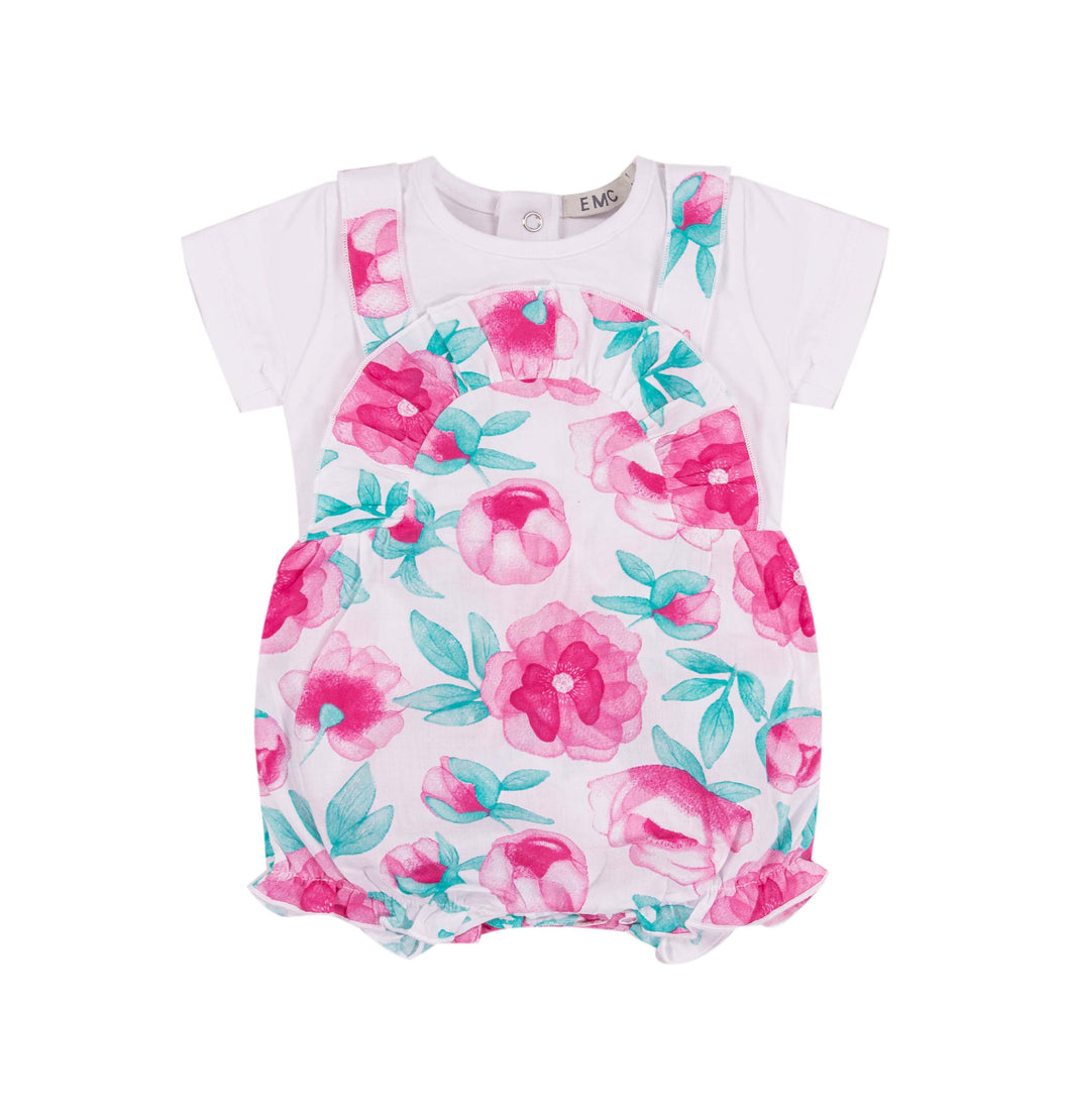 Baby EMC floral print romper Set
