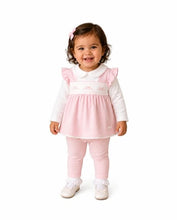 Load image into Gallery viewer, AMORE baby girl smock bow legging Set