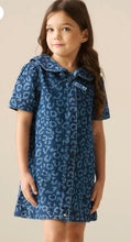 Load image into Gallery viewer, SAOIRSE leopard denim collared Dress