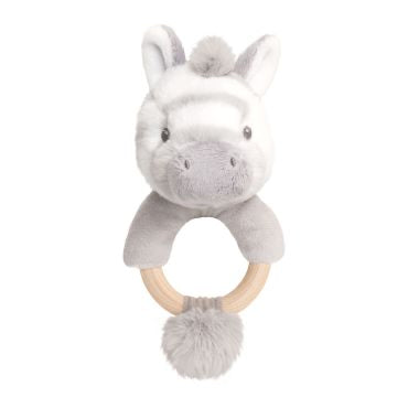 Keeleco baby rattle - grey/white