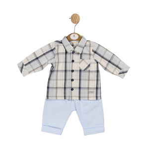 MB6043 Check Shirt & Trouser set