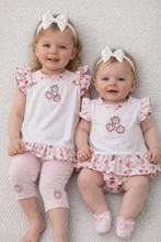 Load image into Gallery viewer, Girls strawberry print Legging Set