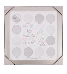 Hugs & Kisses 1st Year Frame - Unisex