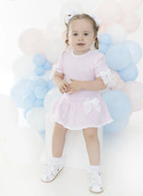 Load image into Gallery viewer, BB077 girls bow frill Dress