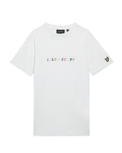 Load image into Gallery viewer, AW L&amp;S multi logo tshirt - white