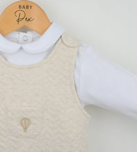 Load image into Gallery viewer, PEX pascal dungaree set - beige