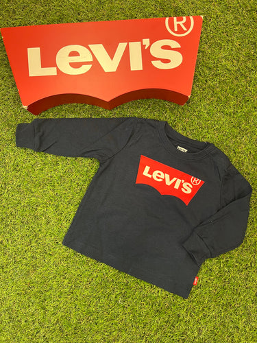 AW baby Levis l/s top - navy