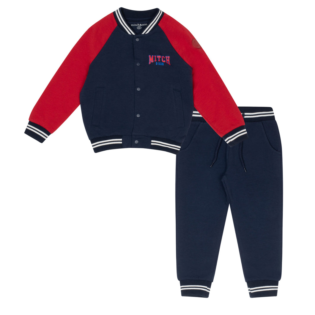 BONZO zipper tracksuit set