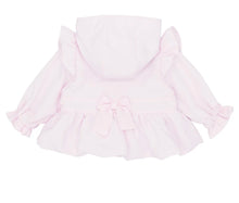 Load image into Gallery viewer, BB101 girls pink frill bow Jacket
