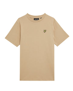 AW L&S classic logo tshirt - sand