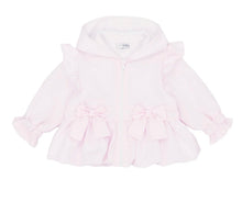 Load image into Gallery viewer, BB101 girls pink frill bow Jacket