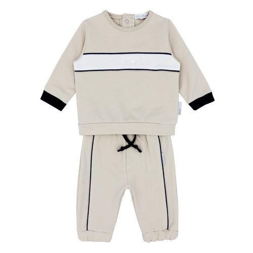 BB AW24 beige boys JogSet