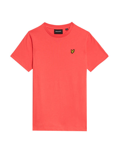 AW L&S classic logo Tshirt - coral