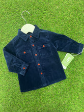 Load image into Gallery viewer, AW iDo baby boy navy cord shirt